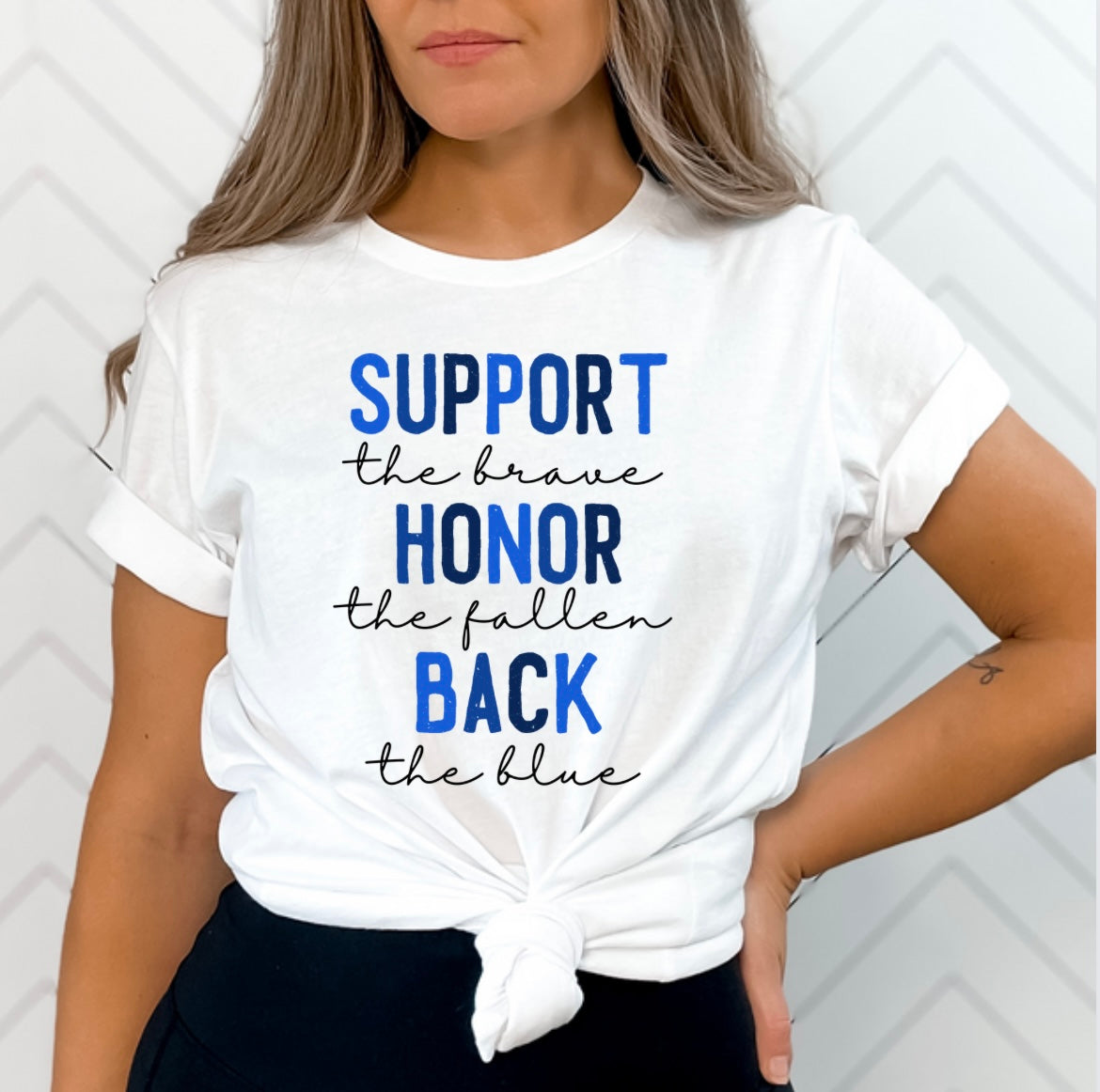 Support Honor Back