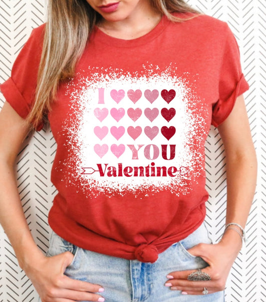 I Love You Valentine Tee